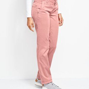 Orvis Classic Cotton Chinos Peach/Orange sz 10